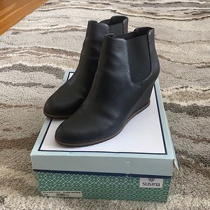 Susina LEATHER Booties 8M